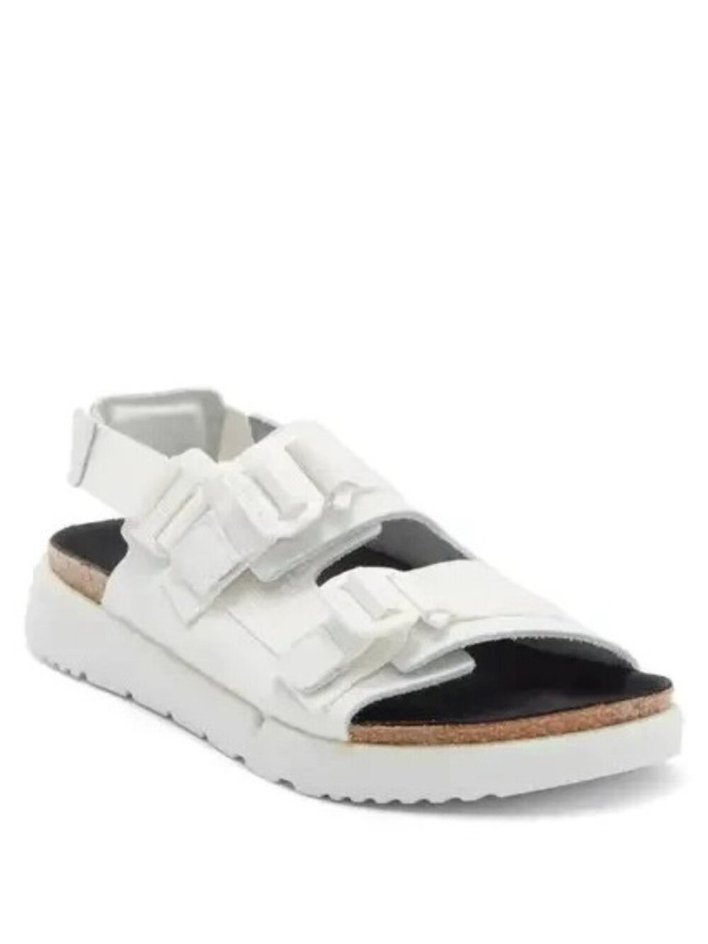 Men’s Birkenstock Shinjuku Sandals Sport Suede  White Size 12 NEW